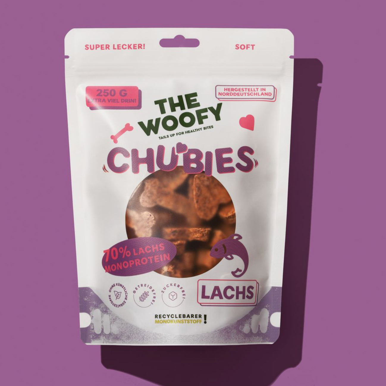 Hundesnack Lachs von The Woofy