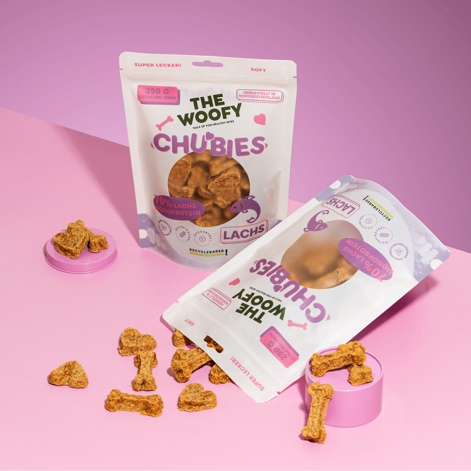 Hundesnacks Lachs von The Woofy