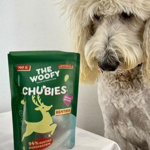 Woody Woodstock liebt Rentier Snacks