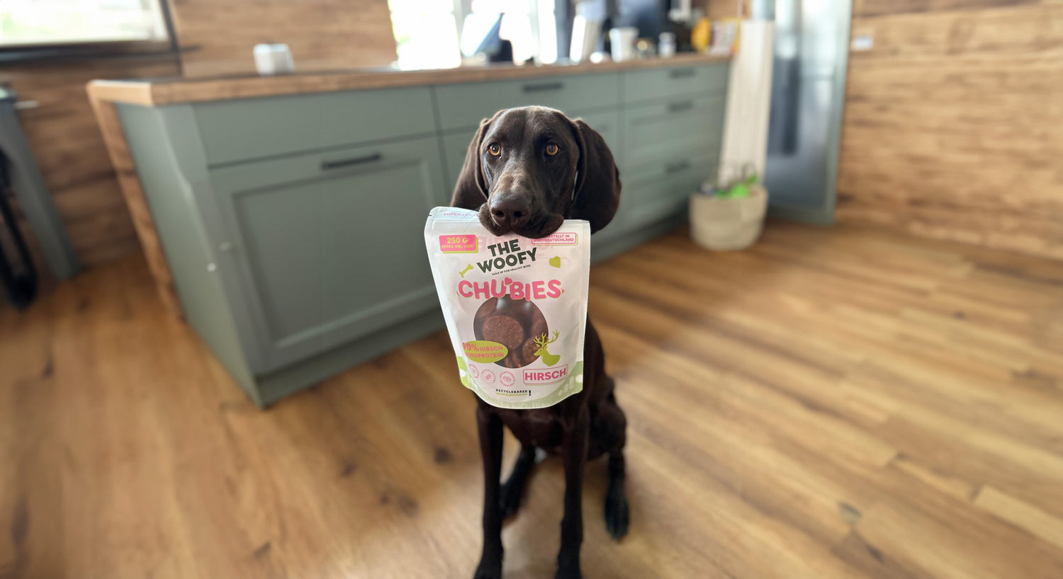 Wildfleisch von The Woofy: Snacks mit 90% Hirsch für deinen Hund