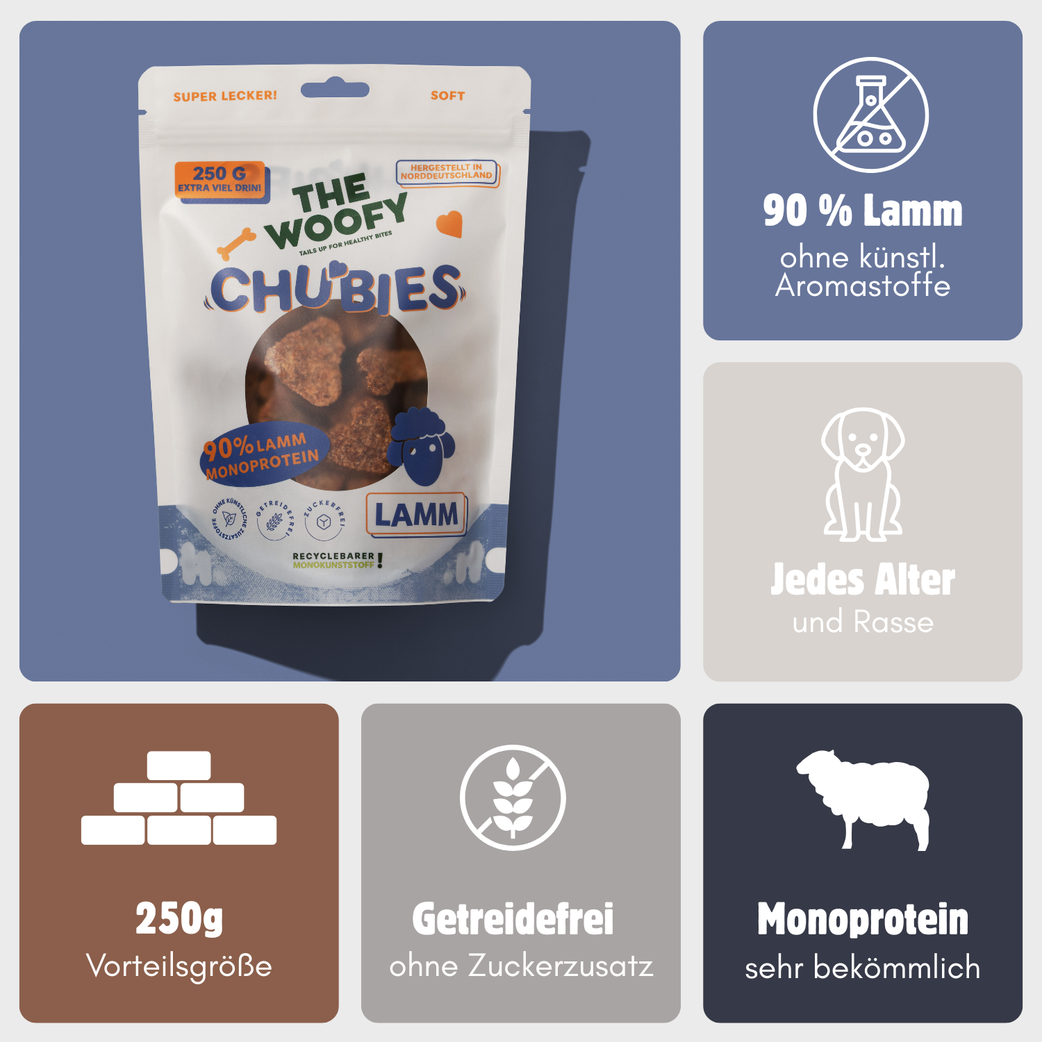 90% LAMM. SO SOFT, SO YUMMY.