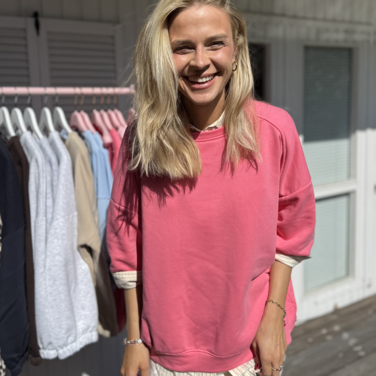 PULLOVER DOG MOM KURZARM