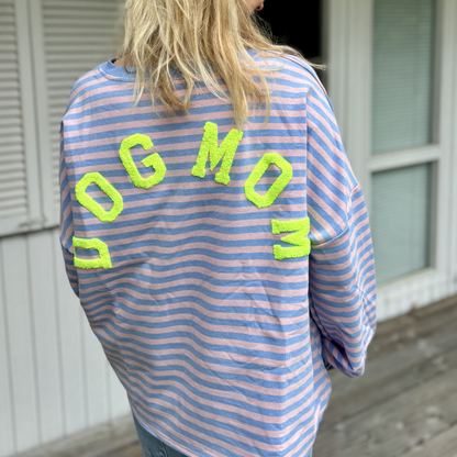 GESTREIFTER PULLOVER DOG MOM