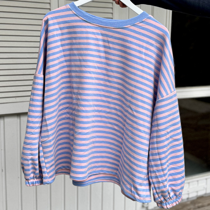 GESTREIFTER PULLOVER DOG MOM