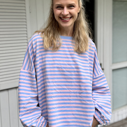 GESTREIFTER PULLOVER DOG MOM