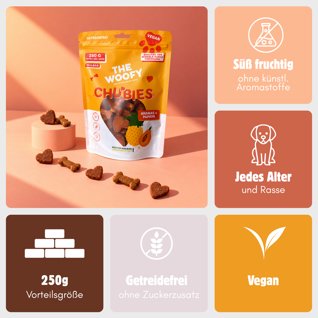 ANANAS + PAPAYA SNACK