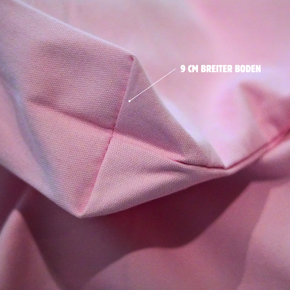 TASCHE MIT HALTUNG - ROSA