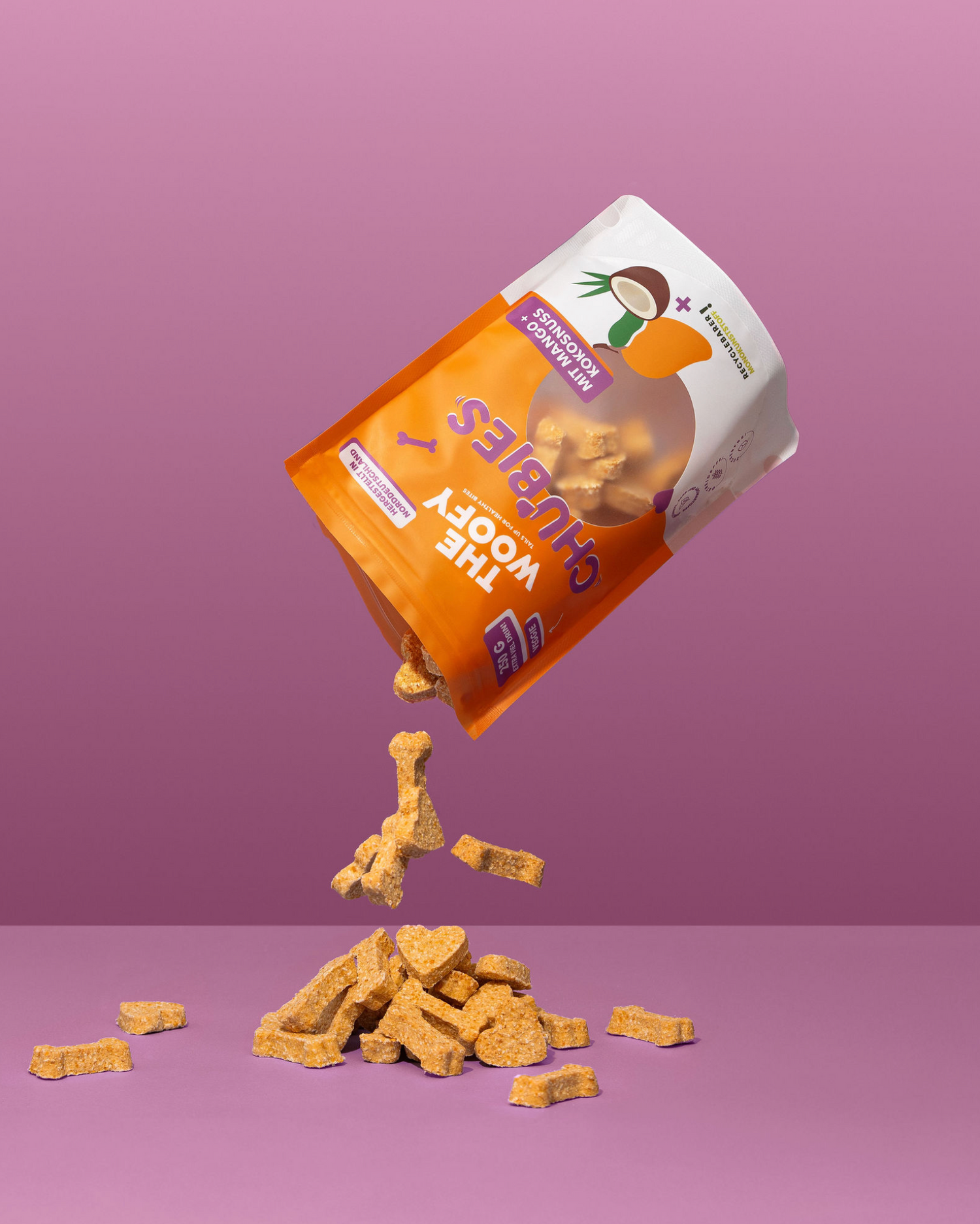 Vegetarischer Mango Kokos Snack The Woofy